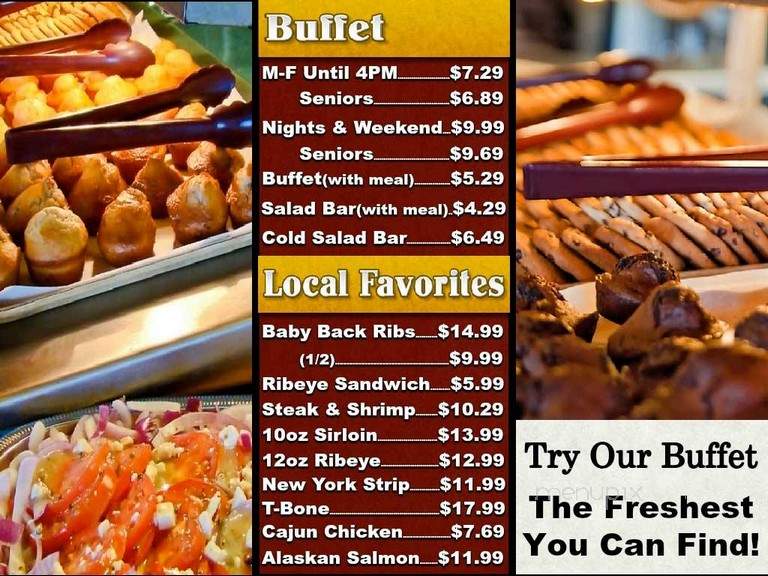 David's Steakhouse & Buffet - Corbin, KY menu_pic