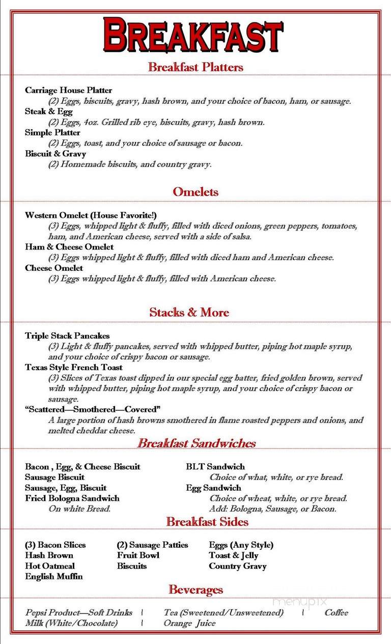 M & M Restaurants Llc - Paintsville, KY menu_pic