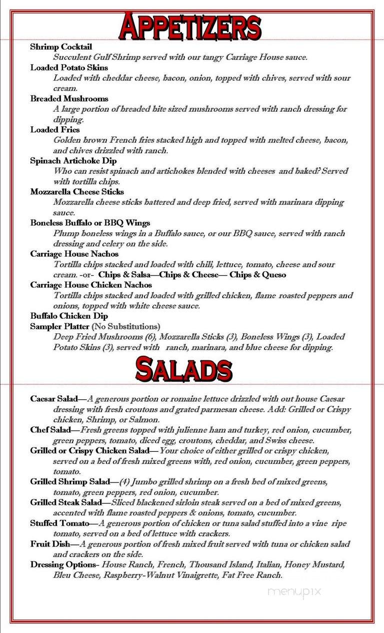 M & M Restaurants Llc - Paintsville, KY menu_pic