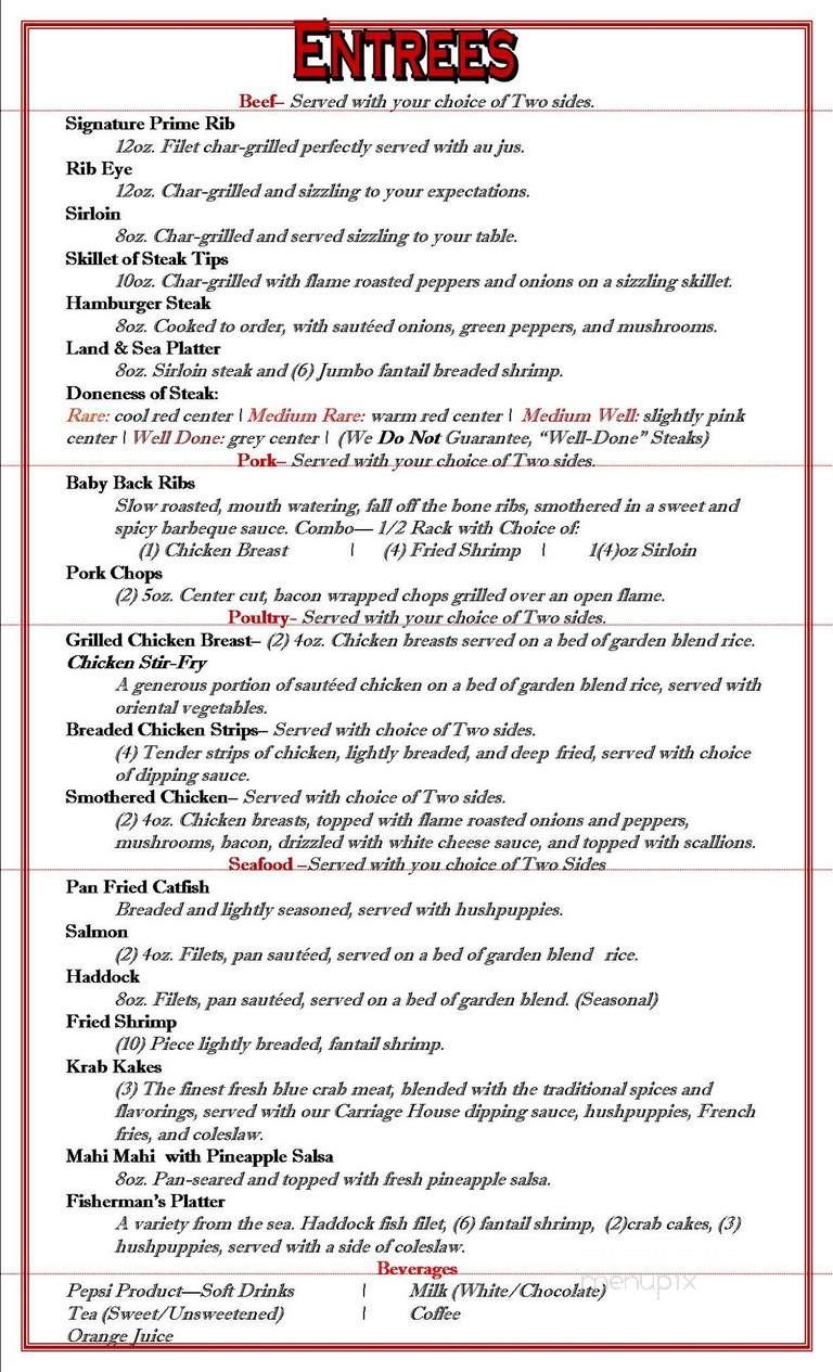 M & M Restaurants Llc - Paintsville, KY menu_pic