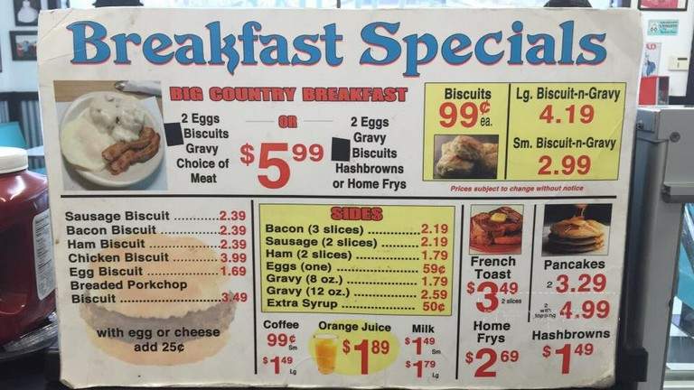 Warfield Dairy Bar - Warfield, KY menu_pic
