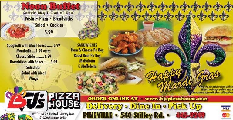 B J's Pizza House - Pineville, LA