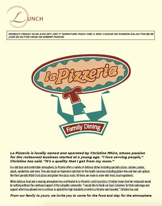 La Pizzeria - Lafayette, LA