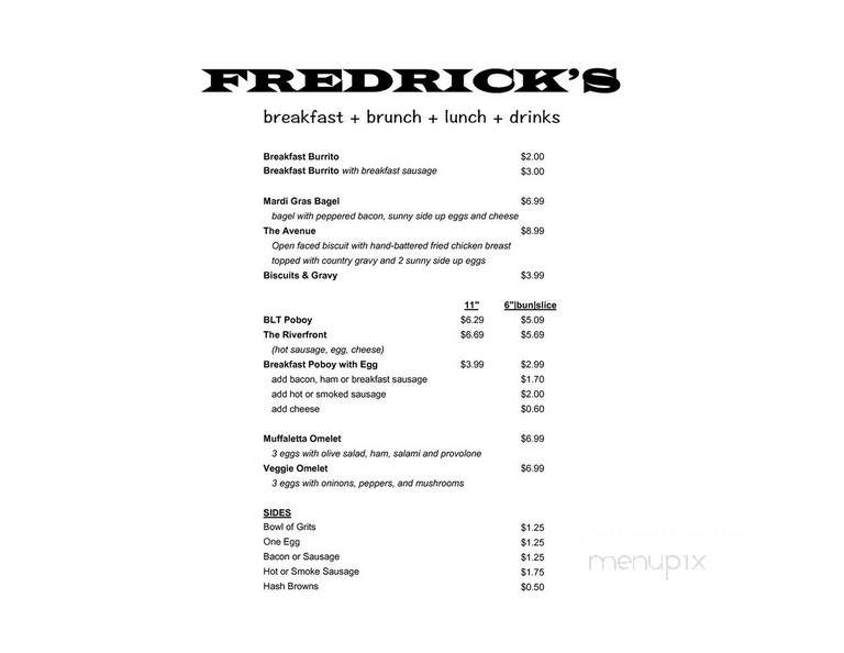 Fredrick's On The Avenue - New Orleans, LA
