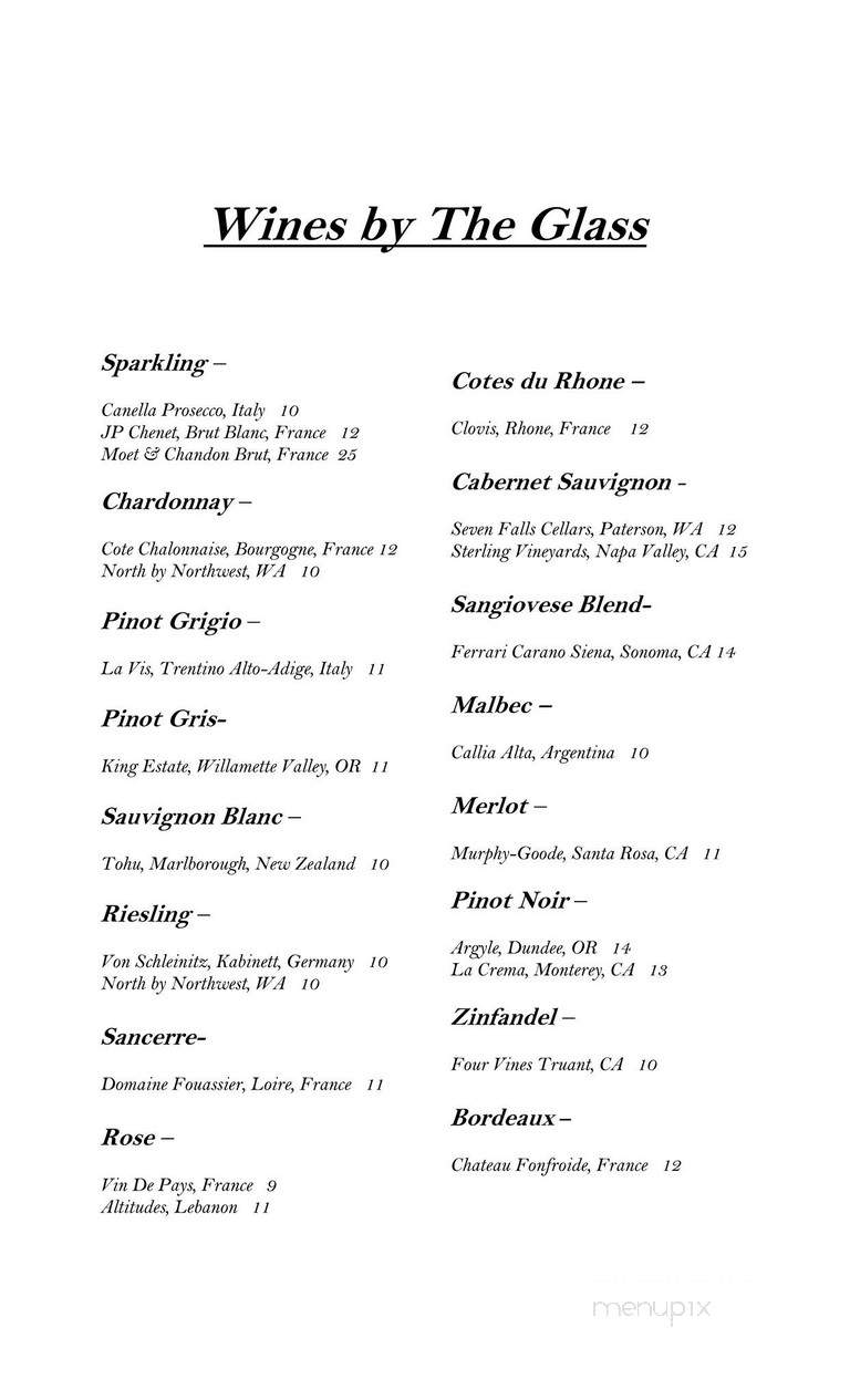 On The Marsh - Kennebunk, ME menu_pic