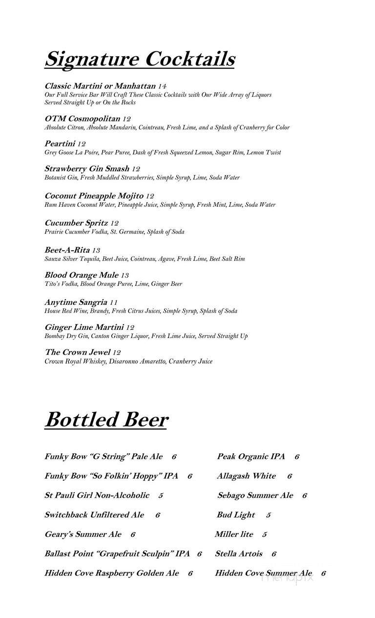 On The Marsh - Kennebunk, ME menu_pic
