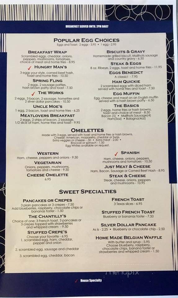 Uncle Moe's Diner - Sabattus, ME menu_pic