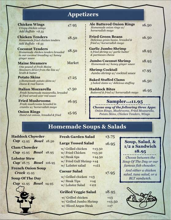 Chickadee Of Lewiston - Lewiston, ME menu_pic