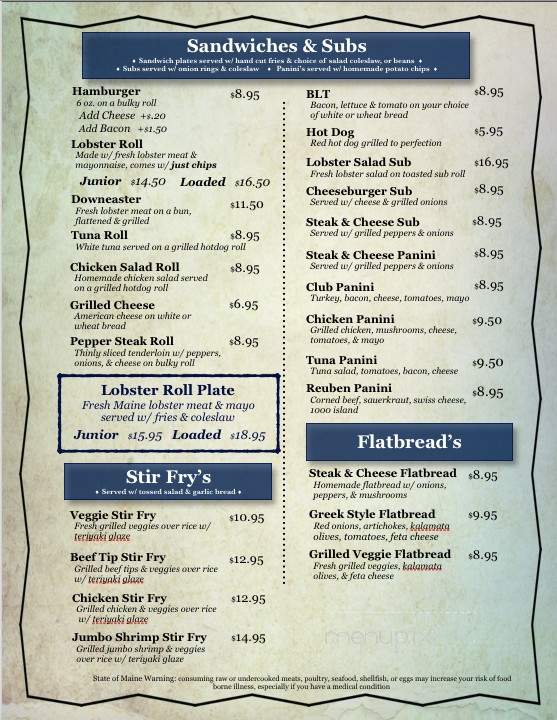 Chickadee Of Lewiston - Lewiston, ME menu_pic