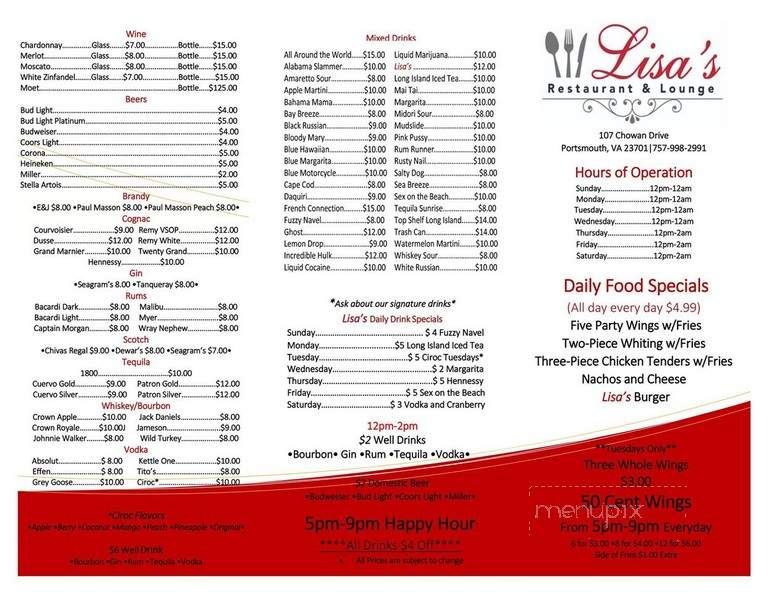 Lisa's Restaurant & Lounge - Augusta, ME