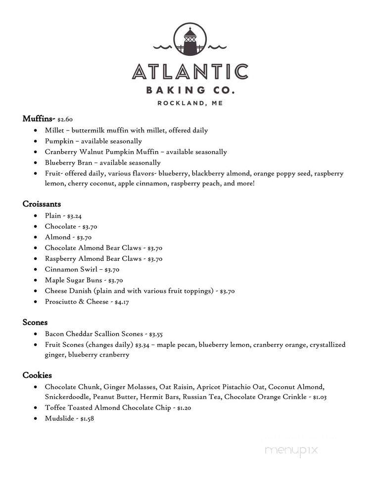 Atlantic Baking Co - Rockland, ME