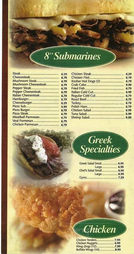 Casa Mia's - Parkville, MD menu_pic