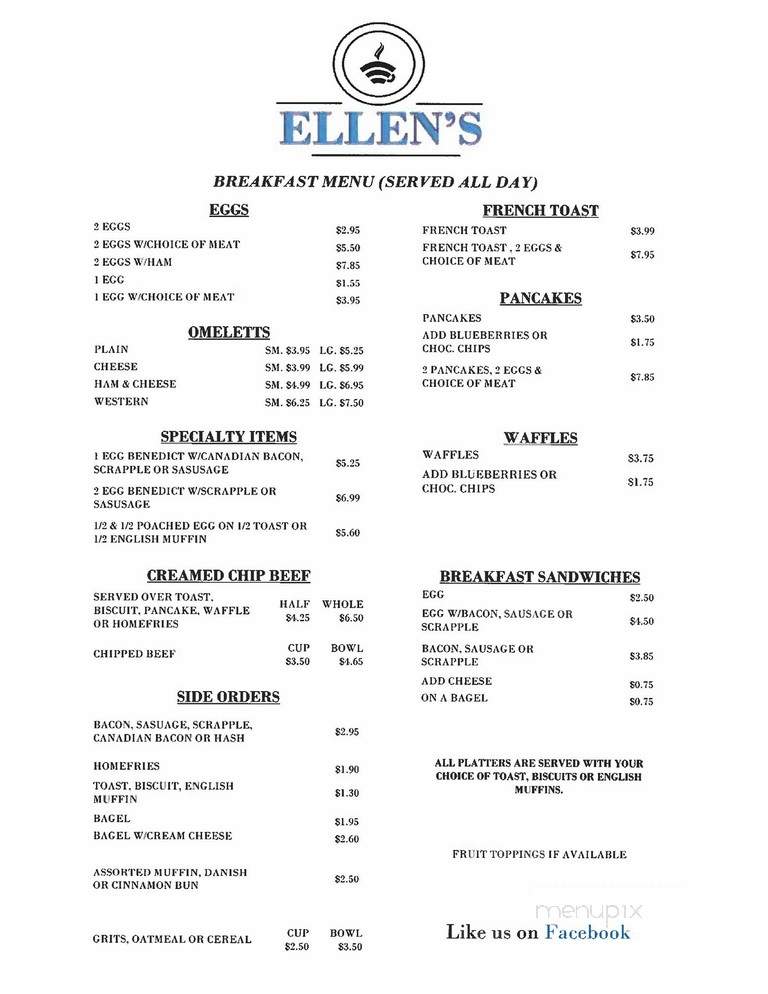 Ellen's Coffee Shop & Family - Chestertown, MD