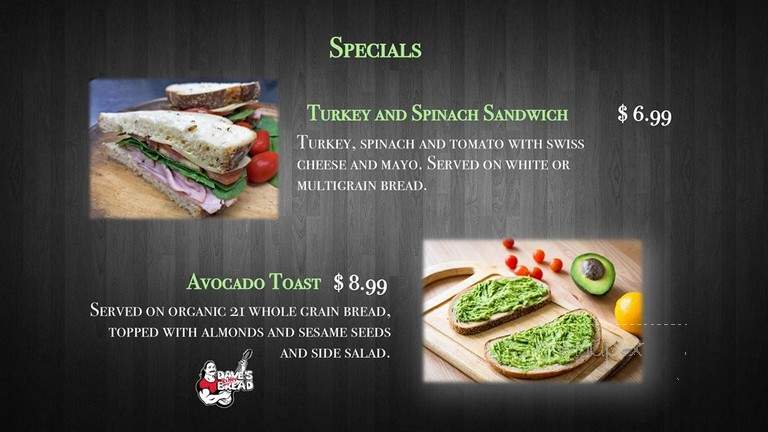 Icebreakers Cafe - Laurel, MD menu_pic