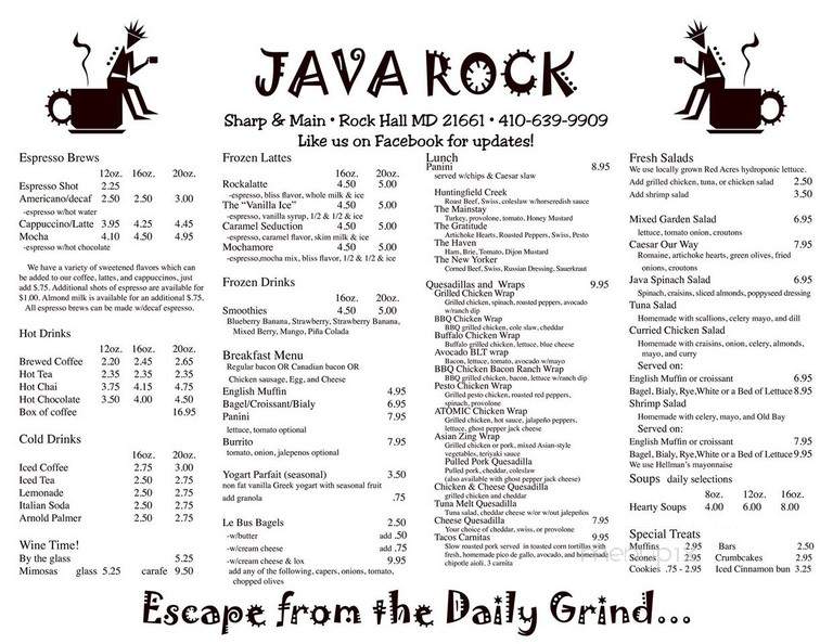 Java Rock - Rock Hall, MD
