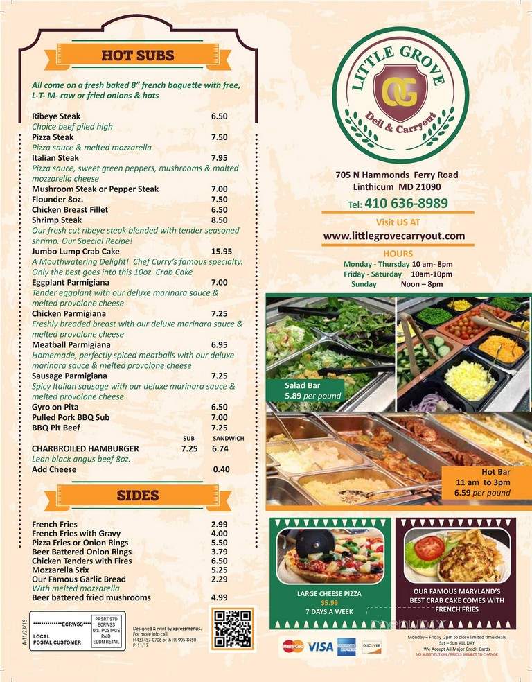 Little Grove Carry Out - Linthicum Heights, MD menu_pic