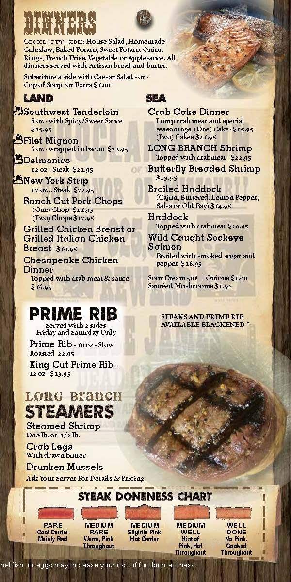 Long Branch Saloon - Mountain Lake Park, MD menu_pic