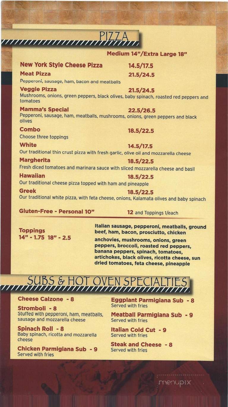 Mamma Lucia - Frederick, MD menu_pic