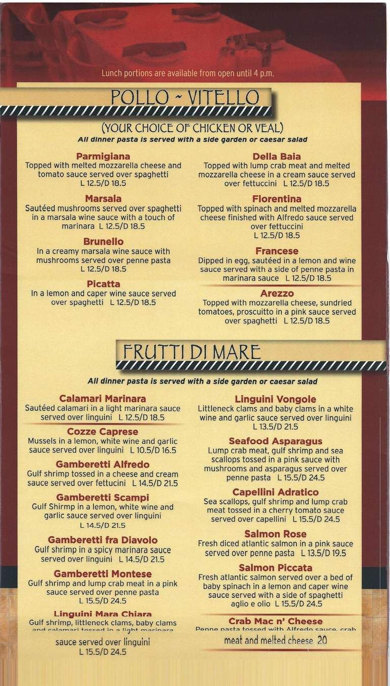 Mamma Lucia - Frederick, MD menu_pic