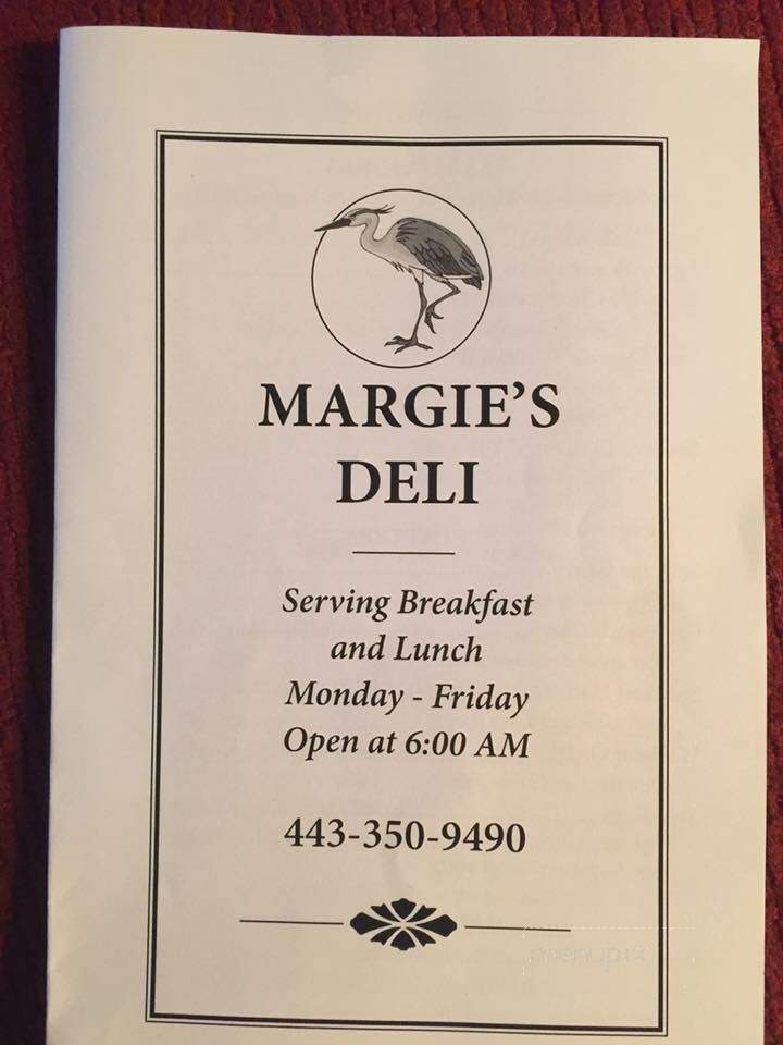 Margie's Deli - Elkton, MD menu_pic