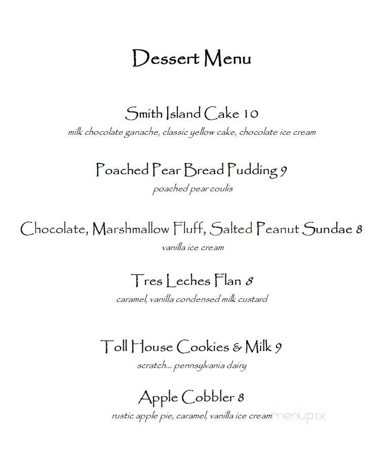 Mrs K Toll House - Silver Spring, MD menu_pic