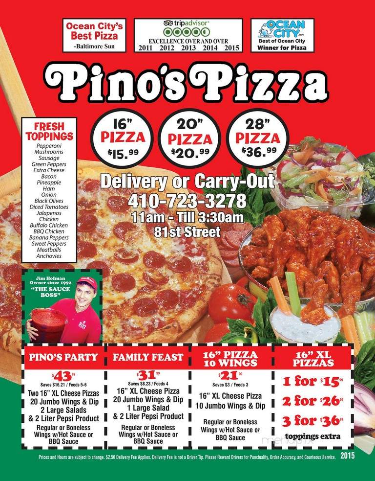 Pino's Pizza - Ocean City, MD