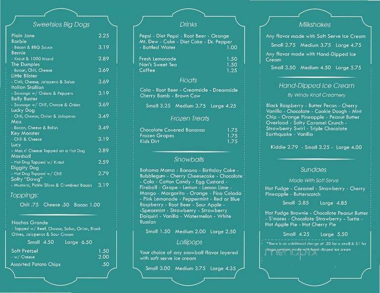 Sweetsies Eats & Treats - Clear Spring, MD menu_pic