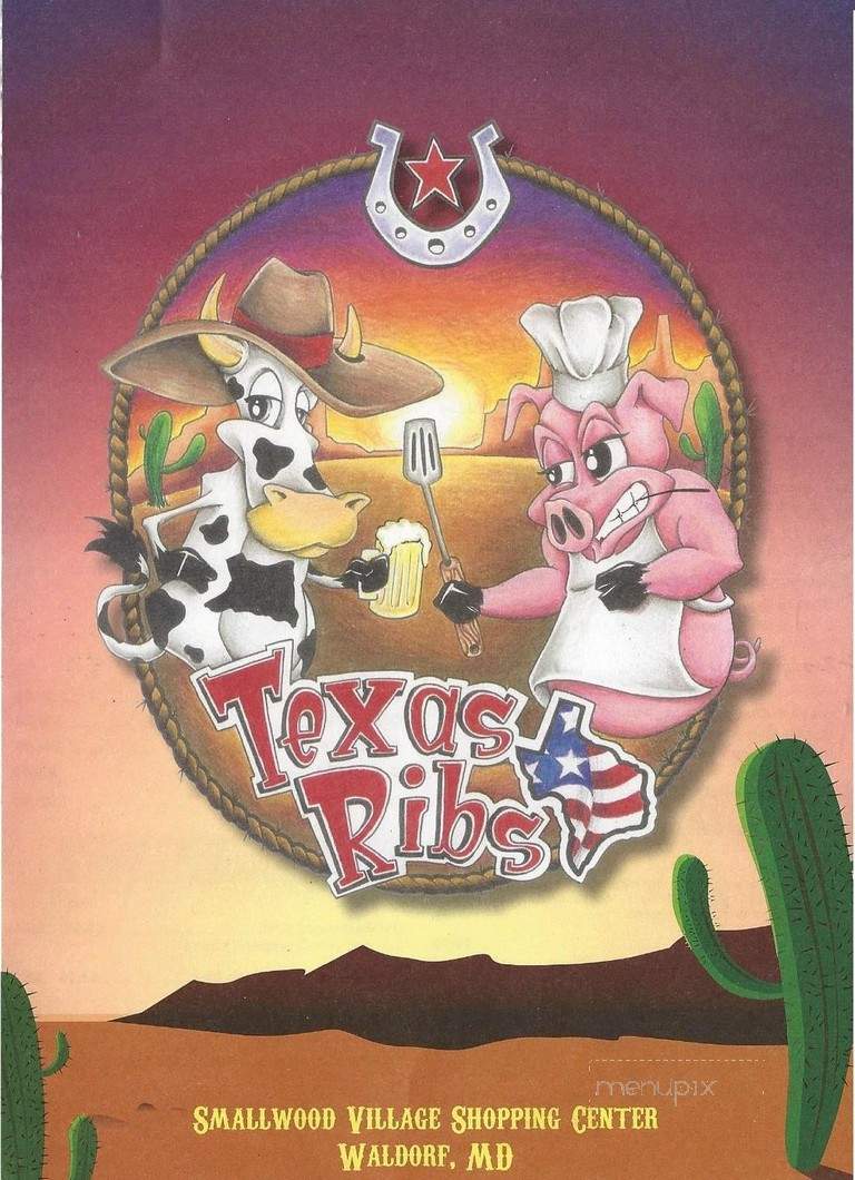 Texas Ribs - Waldorf, MD menu_pic
