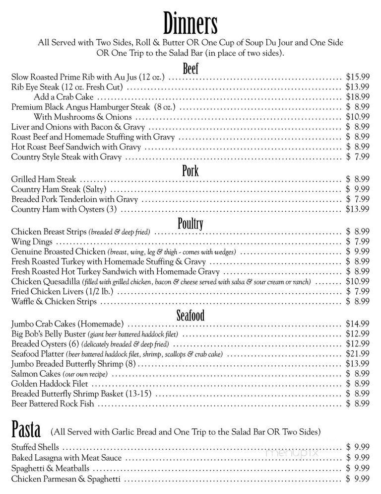 Thurmont Kountry Kitchen - Thurmont, MD menu_pic