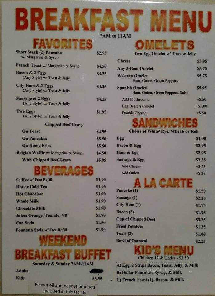 Williamsport Moose Lodge 2462 - Williamsport, MD menu_pic