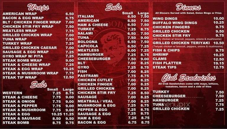 Backwoods Pizza - Roxbury, MA menu_pic
