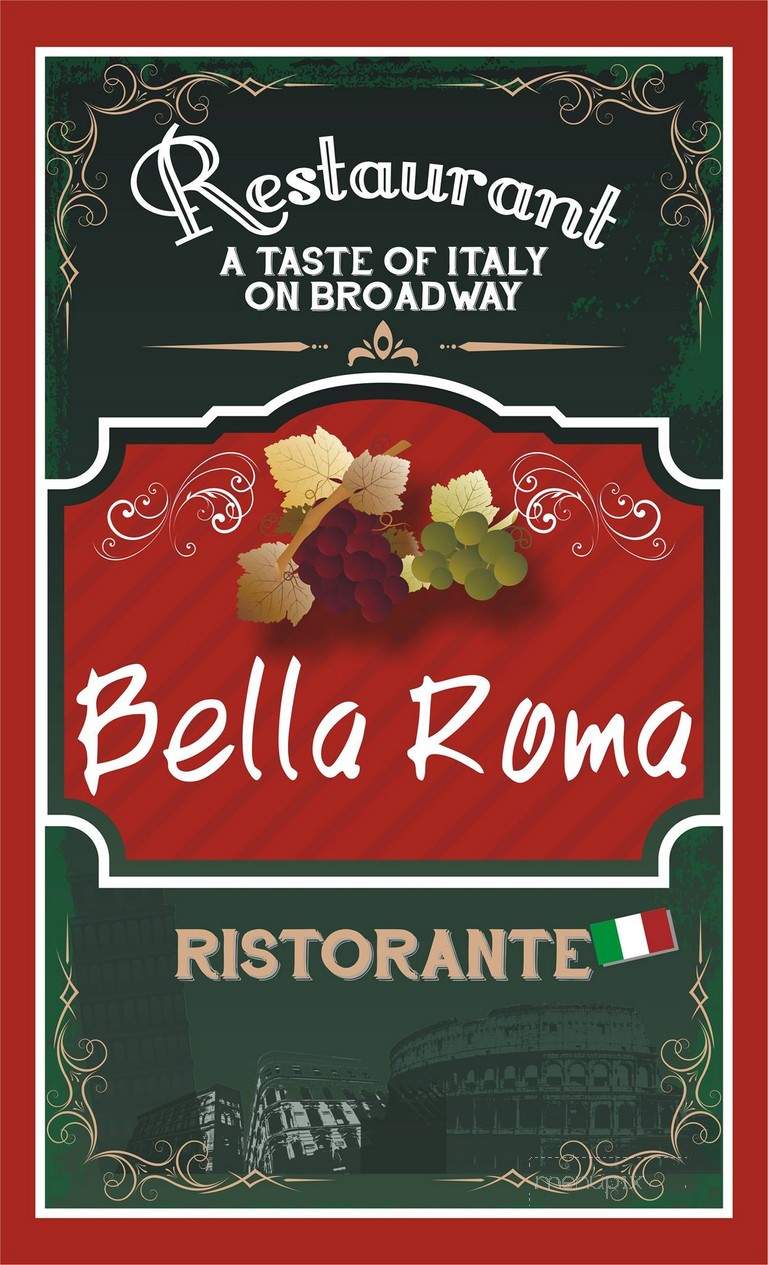 Bella Roma - Taunton, MA menu_pic