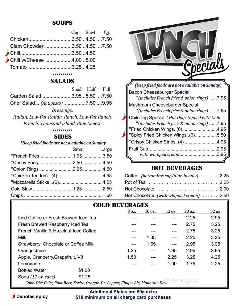 Breakfast Nook - Bellingham, MA menu_pic