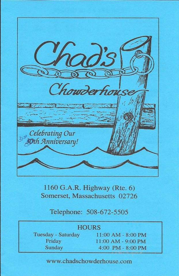 Chad's Chowder House - Somerset, MA