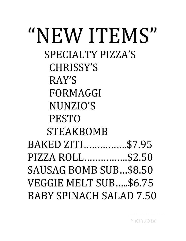 Cindy's Pizza & Subs - Swampscott, MA menu_pic