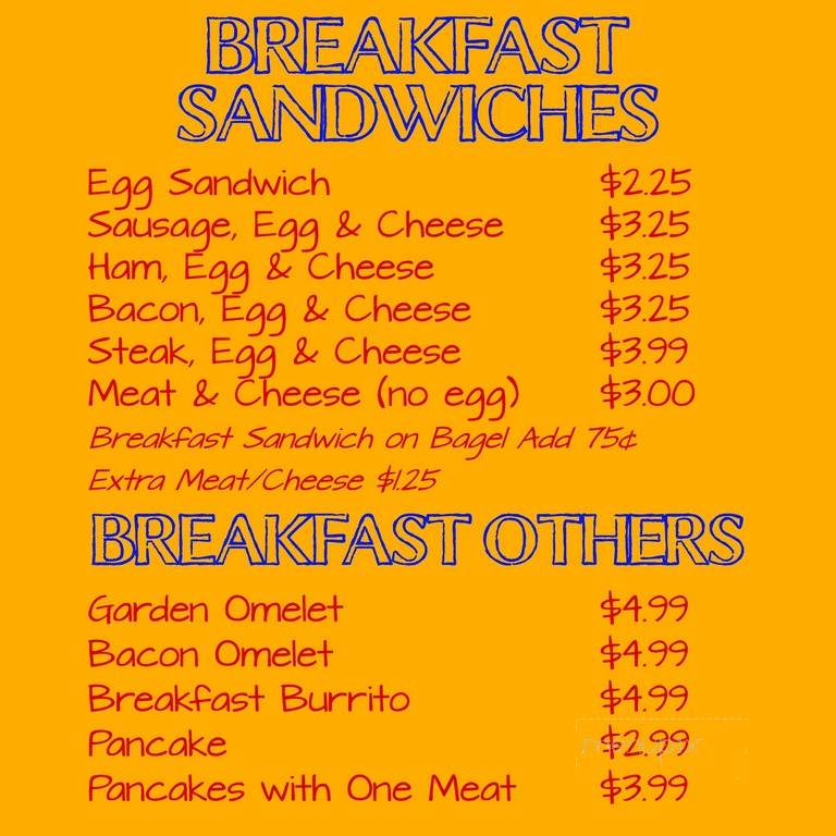 Costanzo's Package & Variety - Pittsfield, MA menu_pic