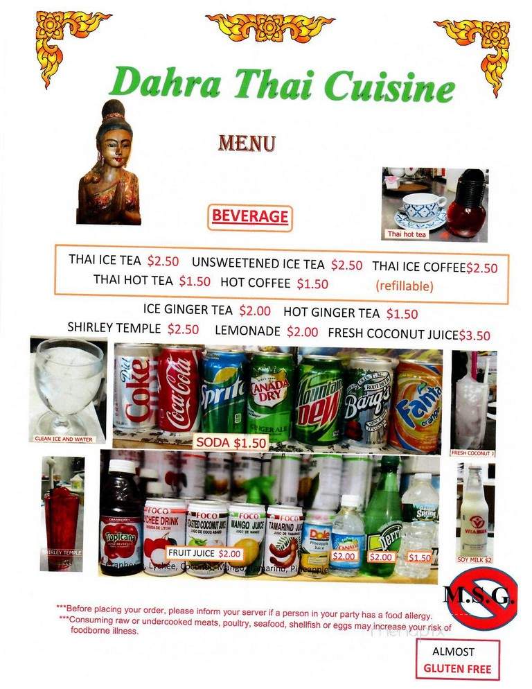Dahra Thai Restaurant - Plainville, MA