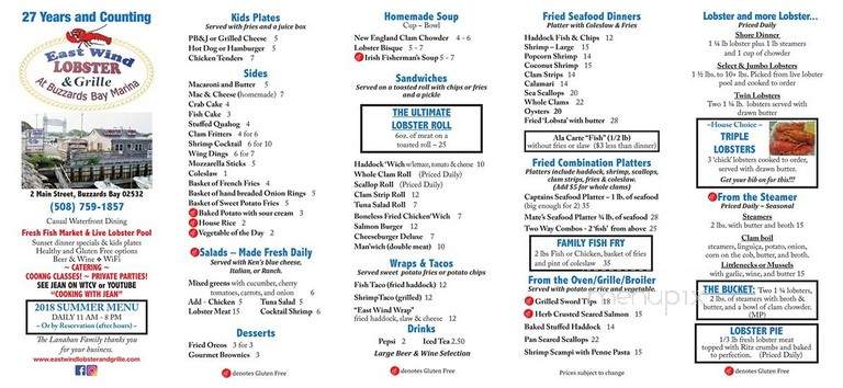East Wind Lobster - Buzzards Bay, MA