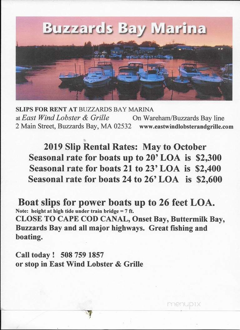 East Wind Lobster - Buzzards Bay, MA
