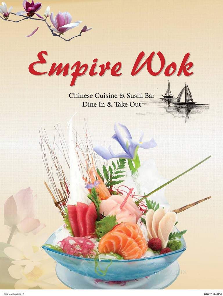 Empire Wok - Webster, MA menu_pic