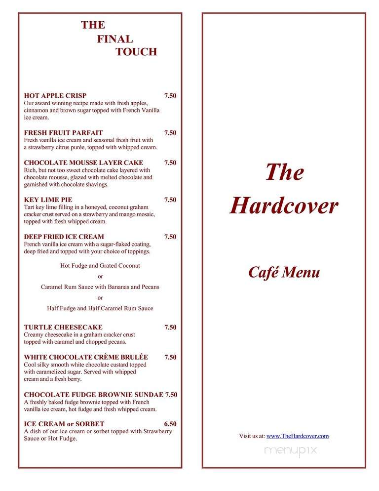 Hardcover Restaurant - Danvers, MA