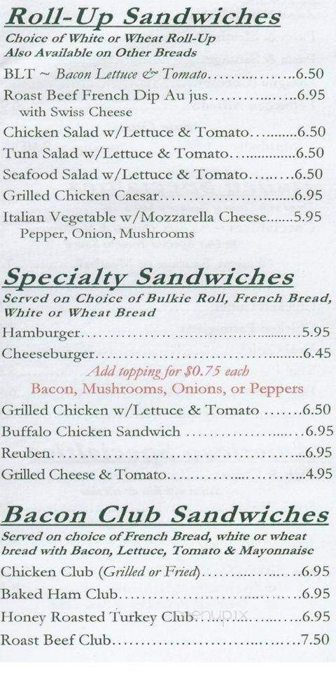 Joe Angelo's Cafe & Deli - Brockton, MA menu_pic