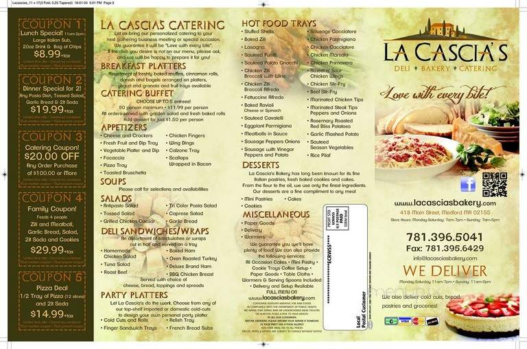 La Cascia's Bakery - Medford, MA
