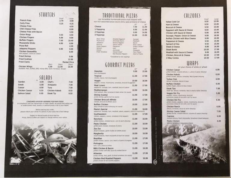 Maria's Pizzeria - Malden, MA menu_pic