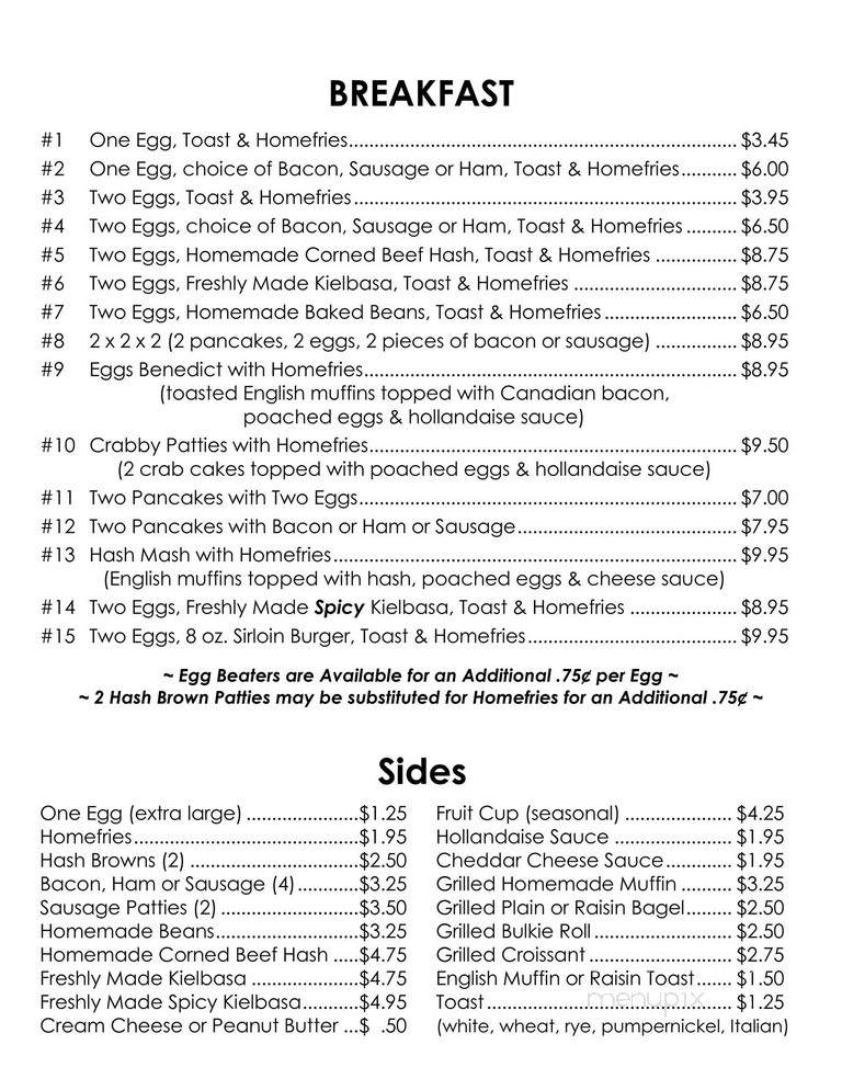 Picket Fence Restaurant - Douglas, MA menu_pic