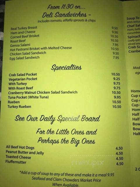 Soup To Nuts - Fiskdale, MA menu_pic