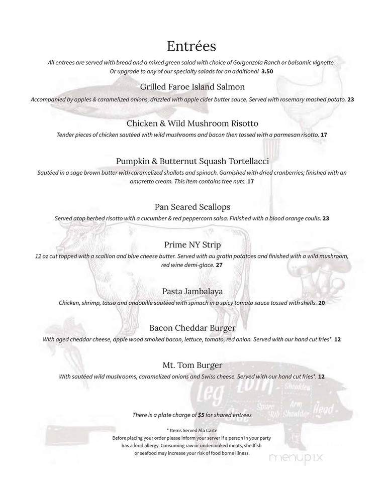 Tavern On The Hill - Holyoke, MA menu_pic