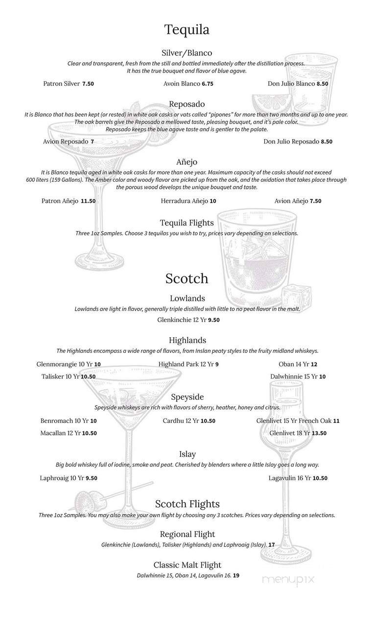 Tavern On The Hill - Holyoke, MA menu_pic