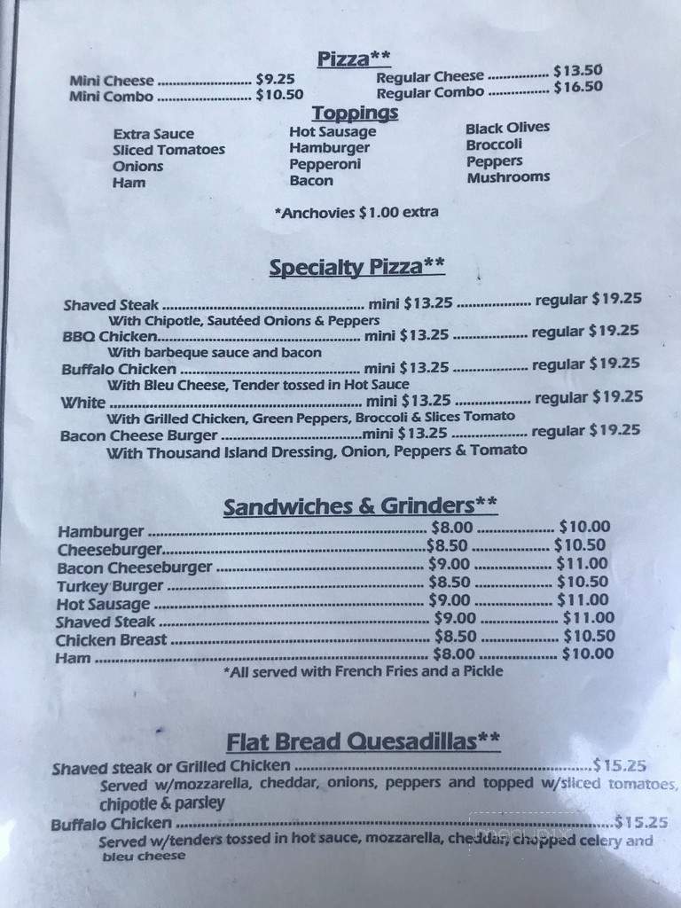 Tucker's - Sandisfield, MA menu_pic