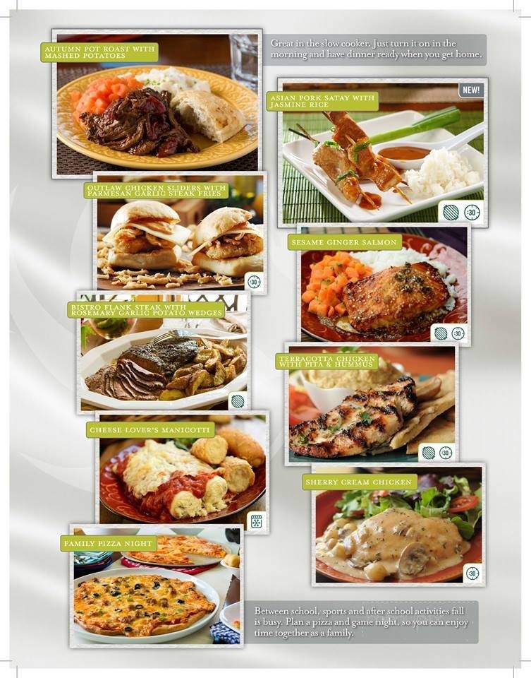 Dream Dinners - Cumming, GA menu_pic